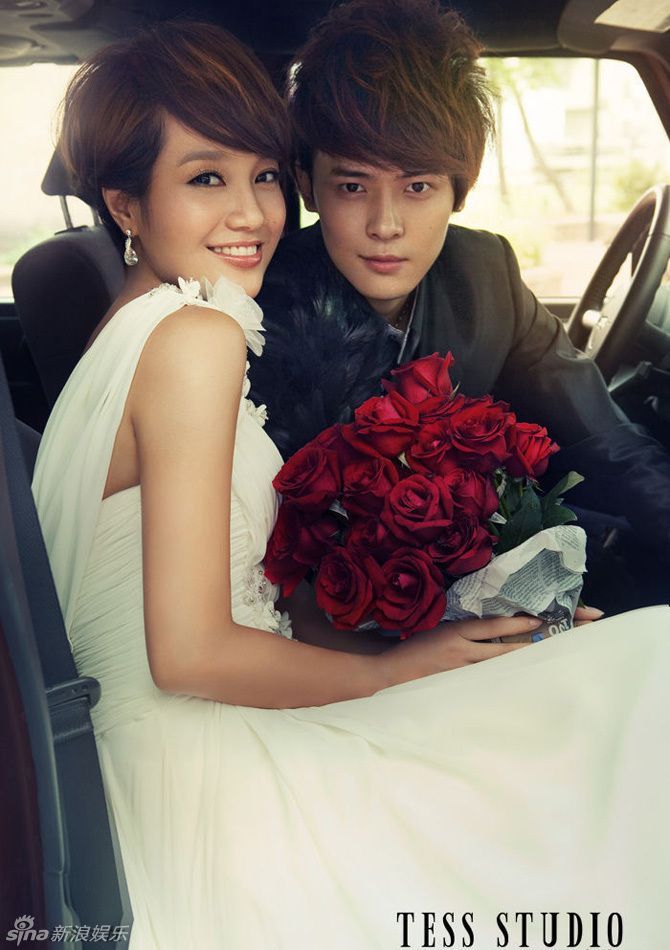 Свадебные фотографии Чжу Дань и Фу Синьбо1