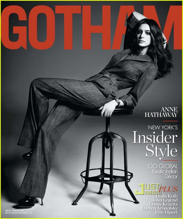 Энн Хэтэуэй в новых снимках для журнала «Gotham»