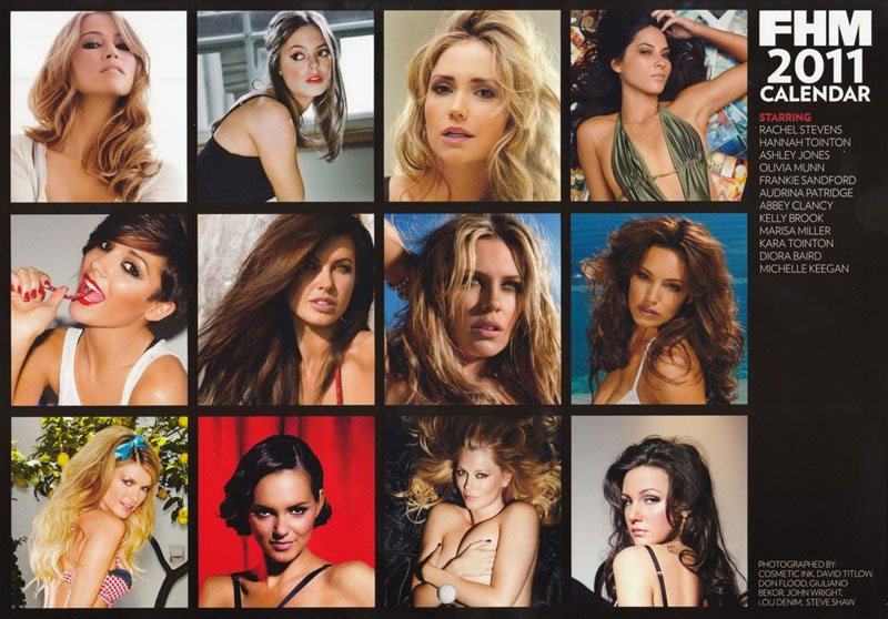 Сексуальный календарь модного журнала «FHM»1