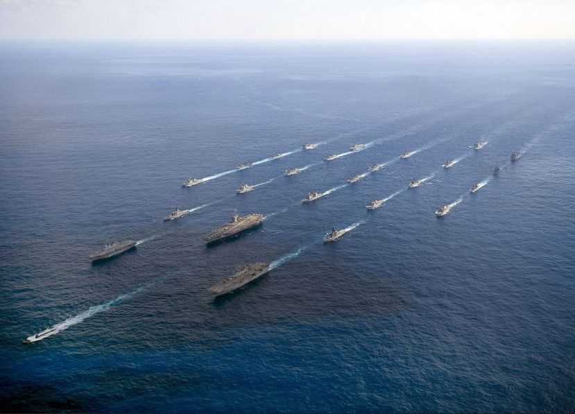 Прошел показ военных кораблей, участвовавших в совместных военных учениях США и Японии 2