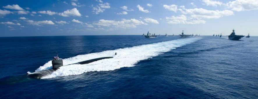 Прошел показ военных кораблей, участвовавших в совместных военных учениях США и Японии 4