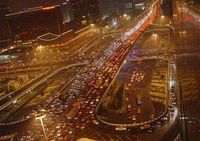 Иностранные СМИ обратили внимание на транспортные пробки в крупных городах Китая