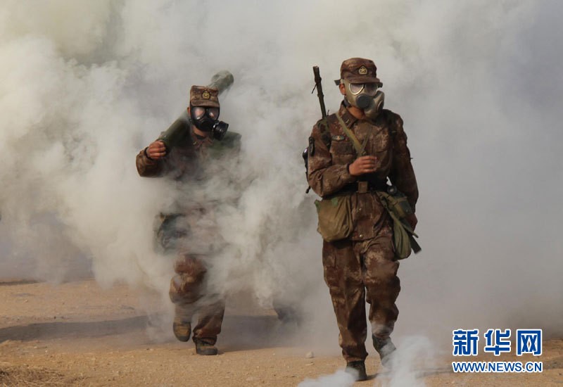 Зимние тренировки одной мотострелковой дивизии в Цзинаньском военном округе 5