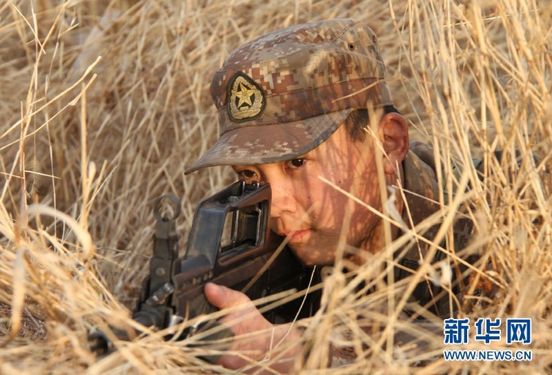Зимние тренировки одной мотострелковой дивизии в Цзинаньском военном округе 6