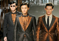 Китайские мужчины-модели на Неделе моды в Милане8