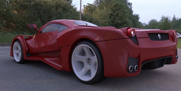 Сочетание агрессивности и спортивного стиля – автомобиль Ferrari Enzo