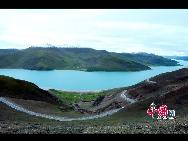 Красота тибетского озера Cho Yong
