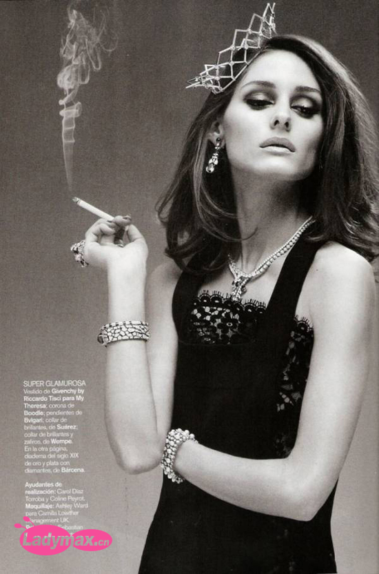 Американская звезда Оливия Палермо в январском «Vogue» испанской версии 
