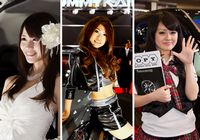 Сексуальные модели на автосалоне в Токио