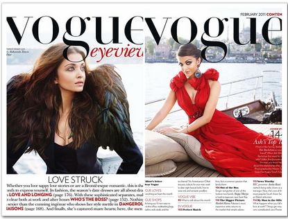 Первая красавица Индии – Айшвария Рай на обложке «Vogue»