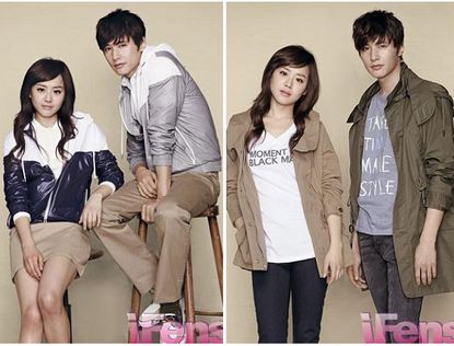 Южнокорейские звезды Вон Бин и Гын Ён Мун в новой рекламе