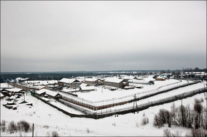 В российском исправительно-трудовом лагере