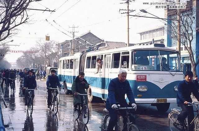 Фотографии города Сиань в 80-е годы прошлого века