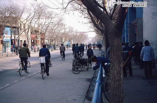 Фотографии города Сиань в 80-е годы прошлого века