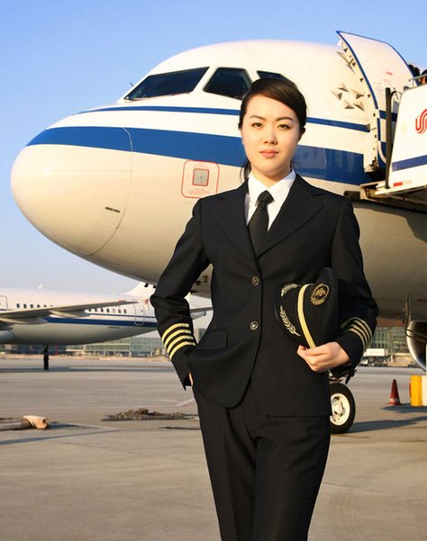 Красивейшая женщина-пилот Китайской авиакомпании 2