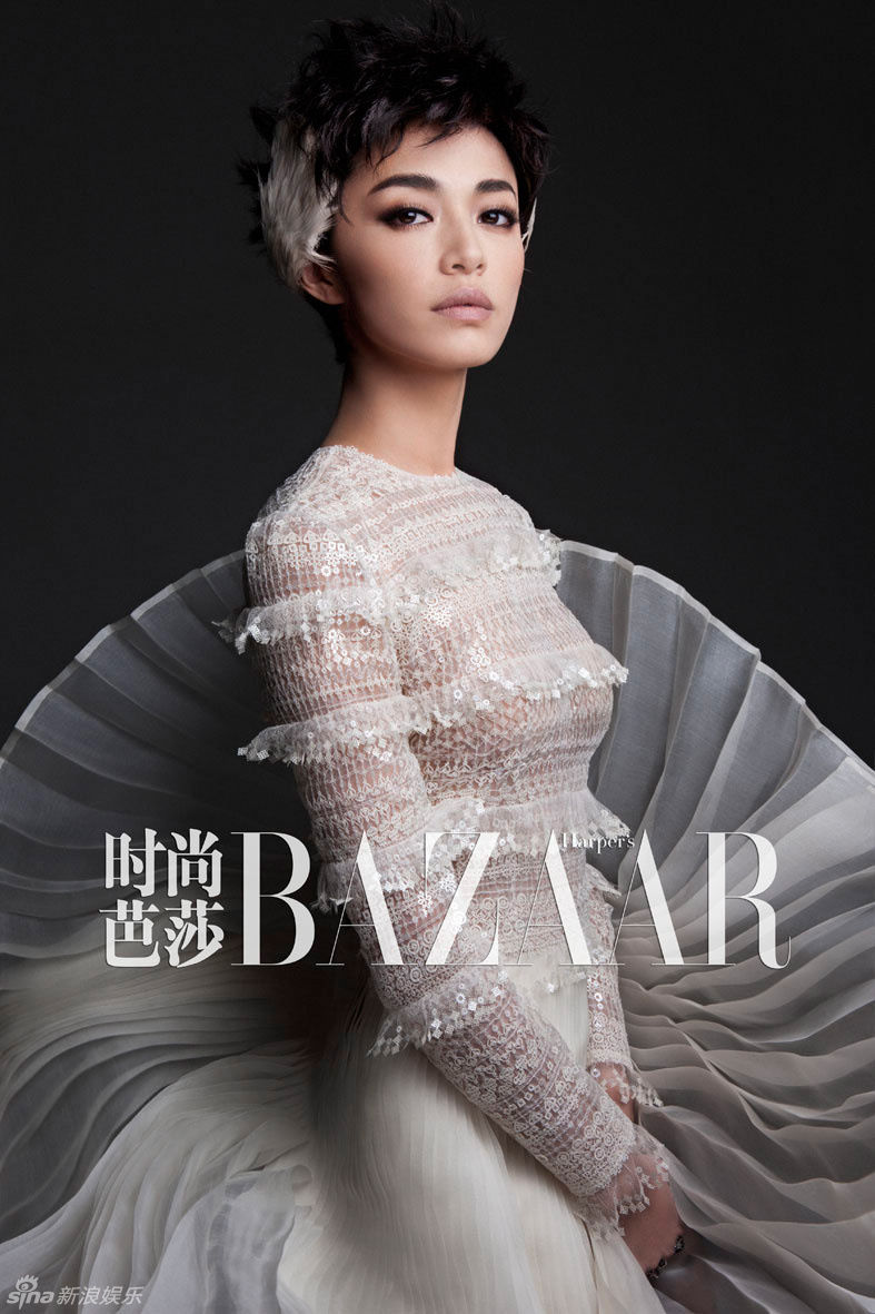 Звезда Яо Чэнь в «Harper's Bazaar»