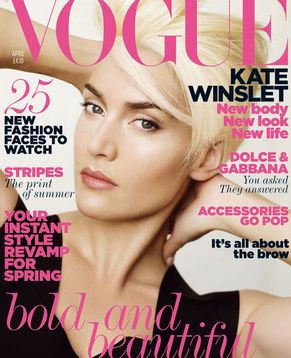 Манящая Кейт Уинслет - на обложке апрельского «Vogue»