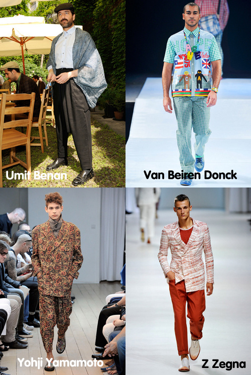 Модное сочетание одежды для мужчин - в сезоне «весна-2011» 