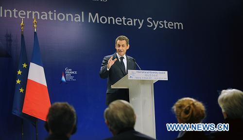 В Нанкине в присутствии президента Франции Саркози и китайского вице-премьера Ван Цишаня открылся симпозиум по реформе международной монетарной системы2
