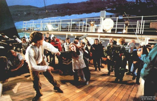 Фото со съемок фильма «Титаник» 