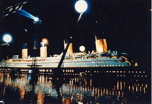 Фото со съемок фильма «Титаник» 
