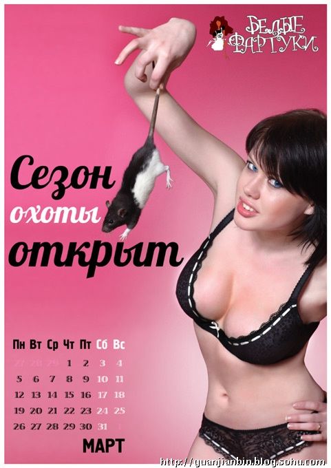 Эротический календарь будет бороться с коррупцией в России