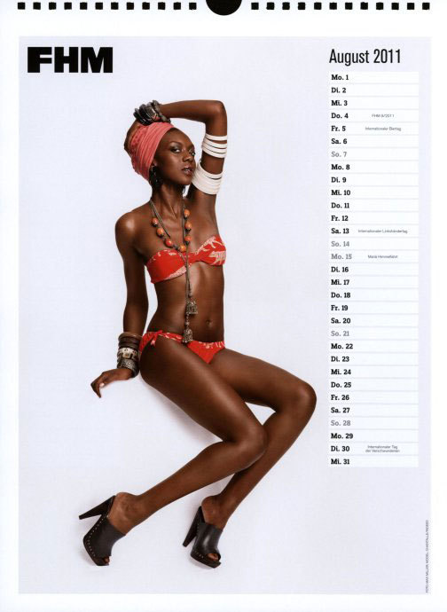 Календарь с фотографиями сексуальных девушек от журнала «FHM» 8