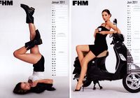 Календарь с фотографиями сексуальных девушек от журнала «FHM»