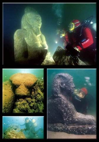 Древний подводный город Александрия Египта, построенный 1500 лет тому назад