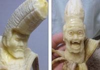 Банановые скульптуры японского мастера 