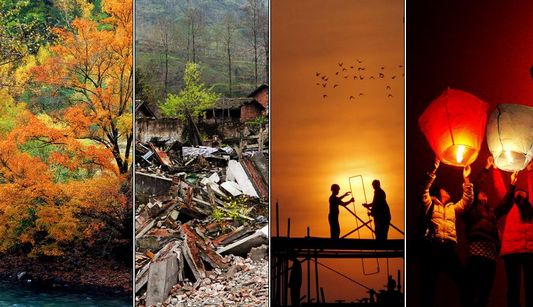 Фотовыставка на тему «Третья годовщина мощного землетрясения в Вэньчуане»