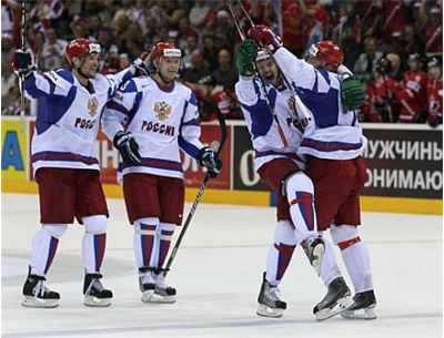 Сборная России вышла в полуфинал ЧМ по хоккею