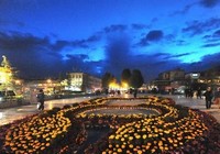 Лхаса - ночной город на «крыше мира»