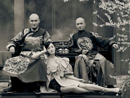 Звезды Ян Ми, Сюй Шаофэн и Хэ Шэнмин в роскошных нарядах