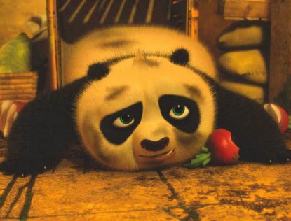 Фрагменты из «Кунфу-Панда-2»: симпатичный А Бо