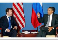 В Довиле проходит встреча Медведева и Обамы