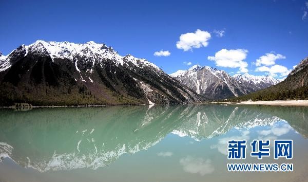 Тибет: красивые пейзажи озера Жаньуху 1