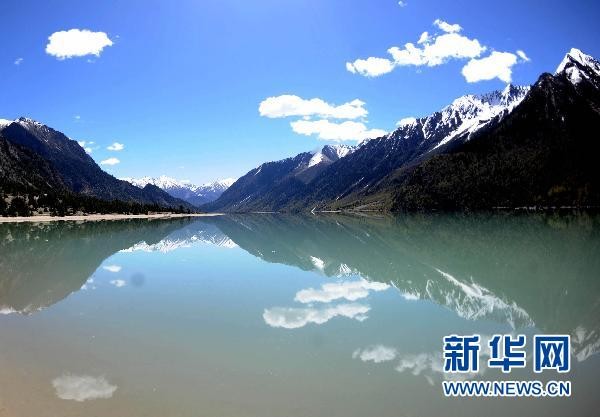 Тибет: красивые пейзажи озера Жаньуху 3