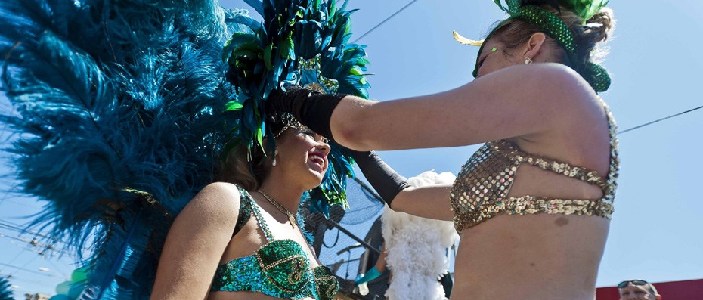 Сексуальные девушки на ежегодном карнавале в г. Сан-Франциско США2