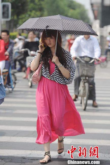 Борьба с жарой в Янчжоу