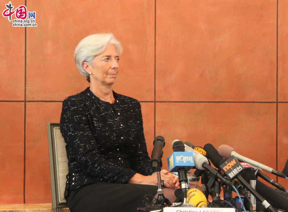 Кристина Лагард - кандидат на пост главы МВФ приехала в Китай в поисках поддержки