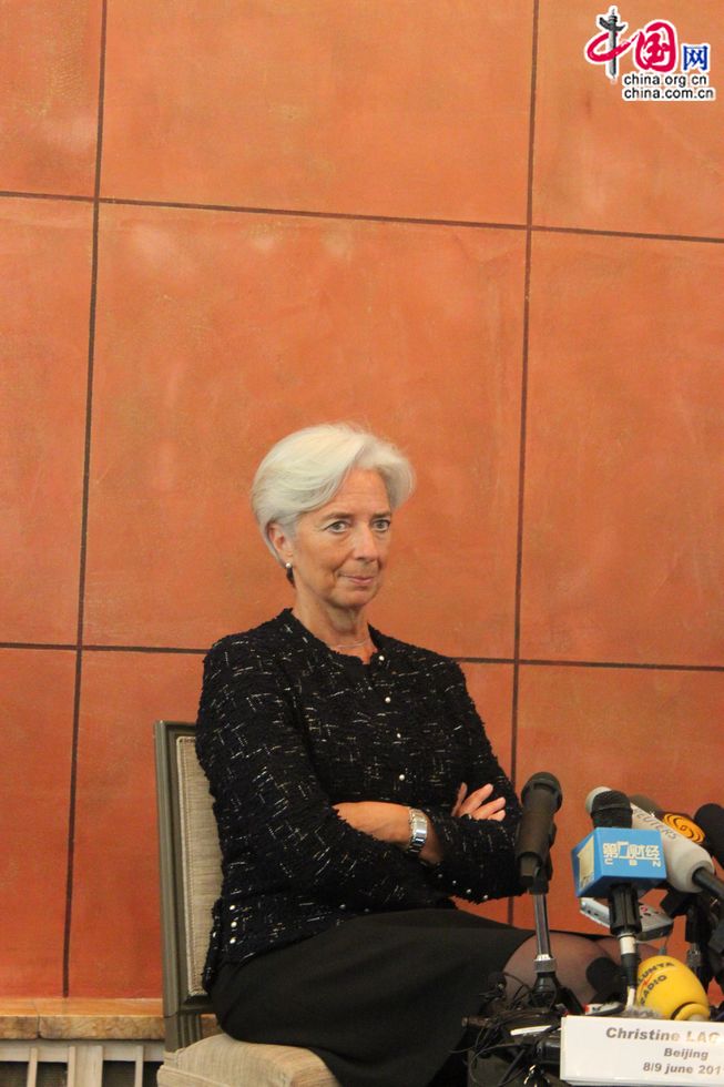 Кристина Лагард - кандидат на пост главы МВФ приехала в Китай в поисках поддержки