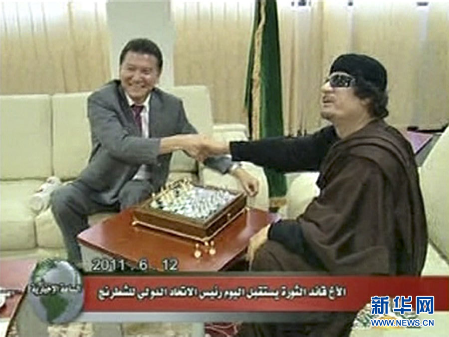 Каддафи сказал Илюмжинову, что не покинет Ливию