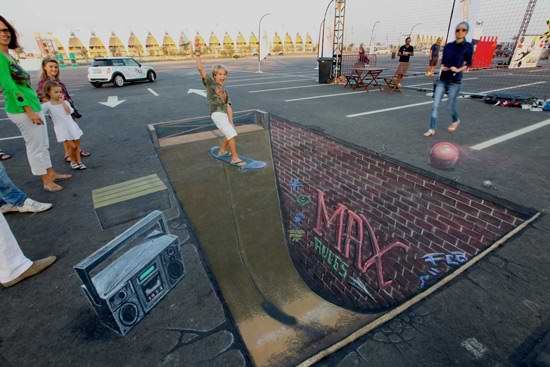 3D-рисунки на фото-улицах