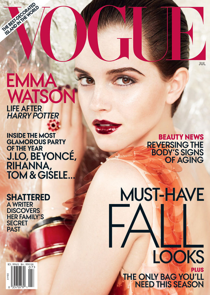 Эмма Уотсон на обложке «Vogue»