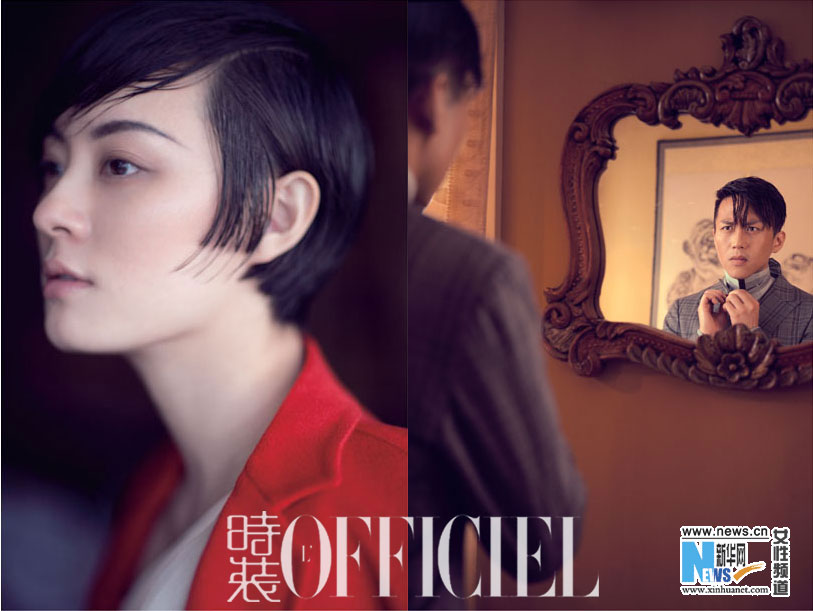 Супруги-актеры Дэн Чао и Сунь Ли на обложке «L&apos;Officiel» 