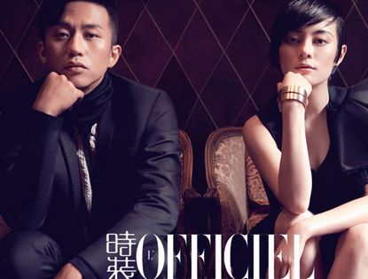 Супруги-актеры Дэн Чао и Сунь Ли на обложке «L'Officiel»
