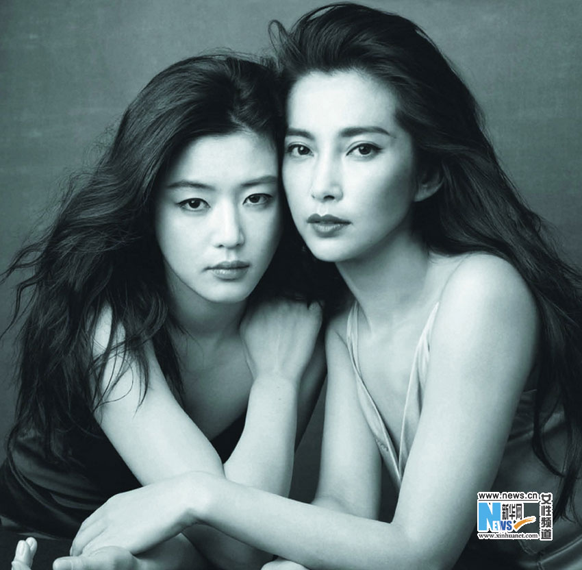 Звезды Ли Бинбин и Джианна Юн в американской вресии «Vogue» 