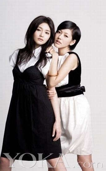 Красивые сестры Сюй Сиюань и Сюй Сиди