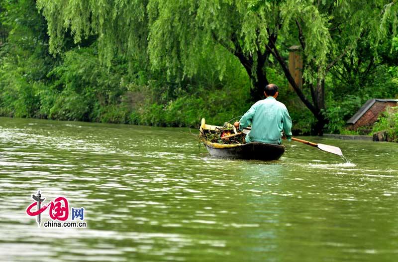 Красивые заболоченные местности Сиси в городе Ханчжоу